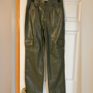 altar'd state faux leather cargo pants